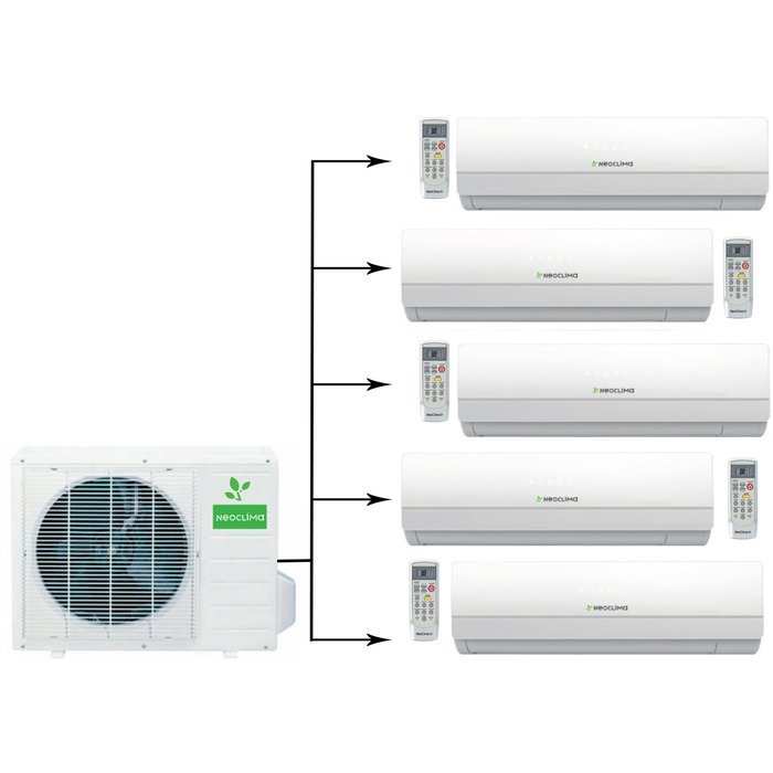 ������ ����� ������� �� 5 ������ Neoclima NUM-42Q5/NS-07W*5��